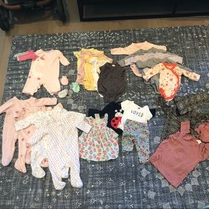 0-3 month girls clothing